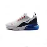 chaussures baskets nike homme air max 270 triple back blue white